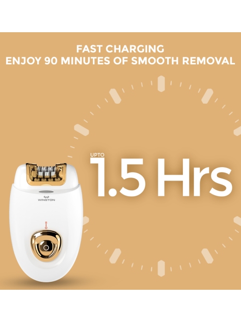 WINSTON Women Rechargeable 2-in-1 Body Epilator & Shaver with Smooth Glide Technology - Image 4