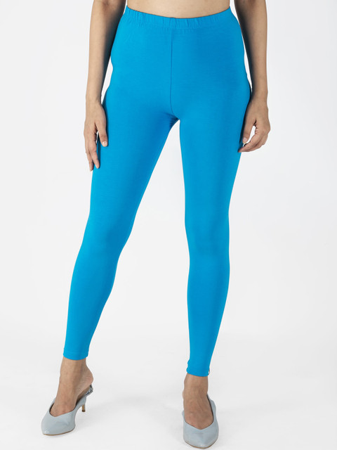 indian flower Women Solid Ankle Length Leggings