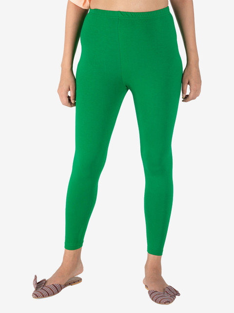 indian flower Women Solid Ankle Length Leggings