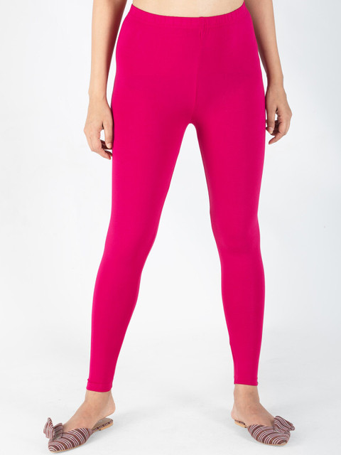 indian flower Women Solid Ankle Length Leggings
