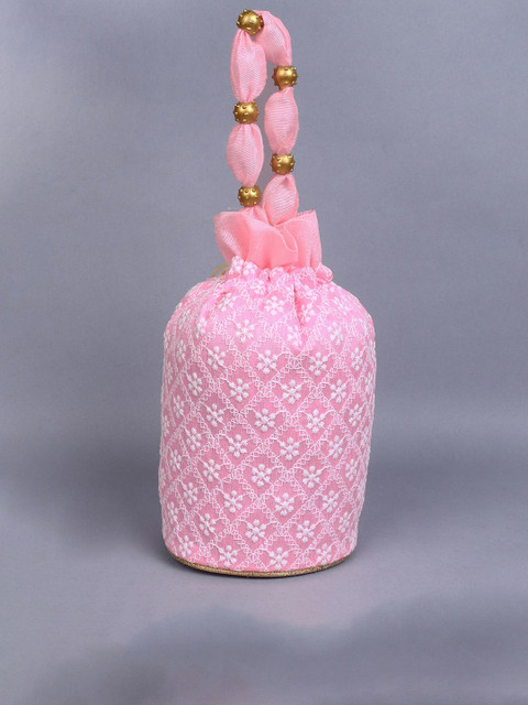 LIKAA Bridal Chikankari Embroidery Work Potli - Image 5