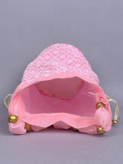 LIKAA Bridal Chikankari Embroidery Work Potli - Image 6