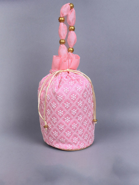 LIKAA Bridal Chikankari Embroidery Work Potli - Image 2