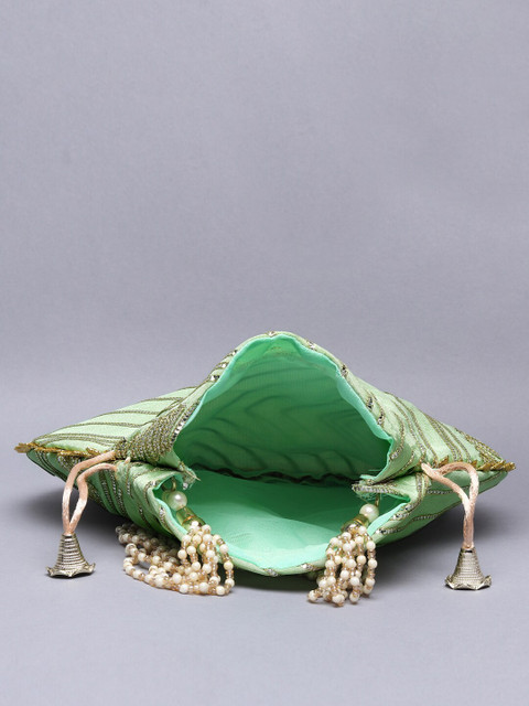 LIKAA Bridal Zig Zag Gota Work Matka Potli - Image 6