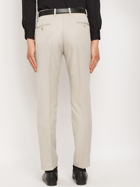 VEI SASTRE Men Smart Slim Fit Trousers - Image 3