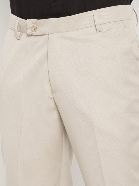 VEI SASTRE Men Smart Slim Fit Trousers - Image 5