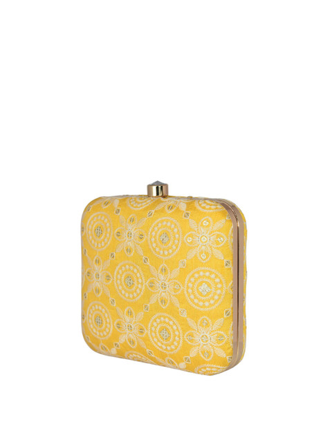 ARTKLIM Embroidered Box Clutch - Image 3