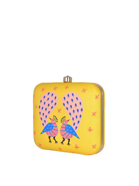 ARTKLIM Printed Box Clutch - Image 3