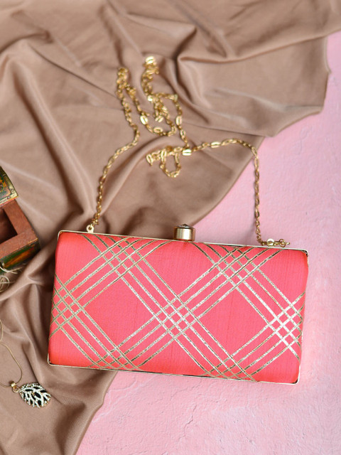 ARTKLIM Embroidered Box Clutch