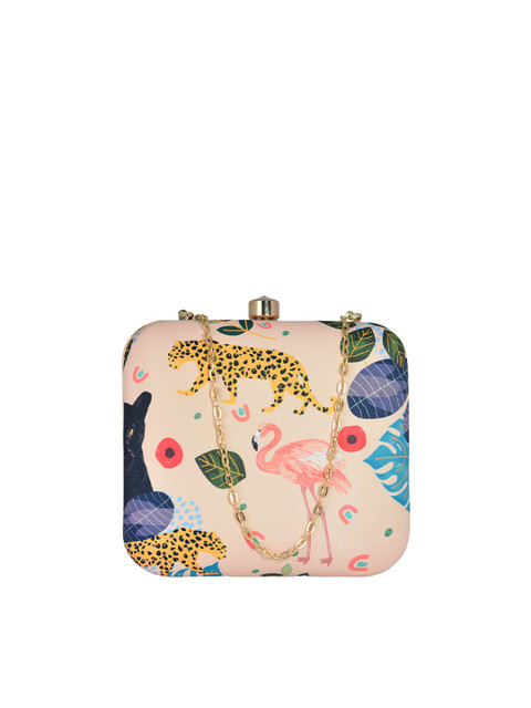 ARTKLIM Printed Box Clutch - Image 2
