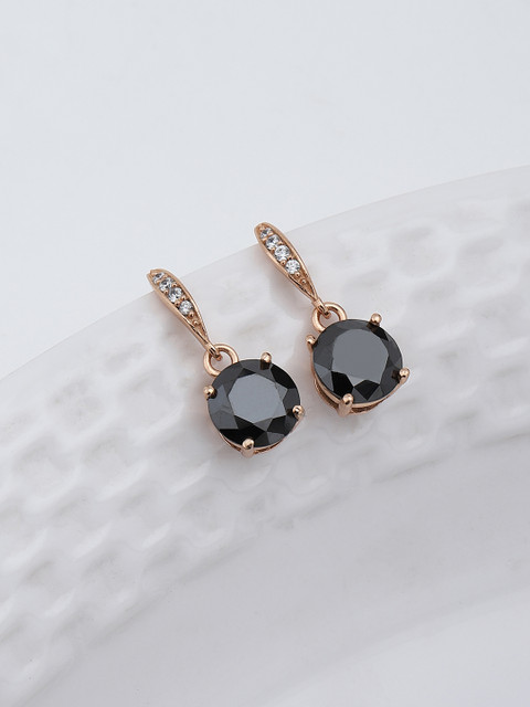 Carlton London Circular Drop Earrings