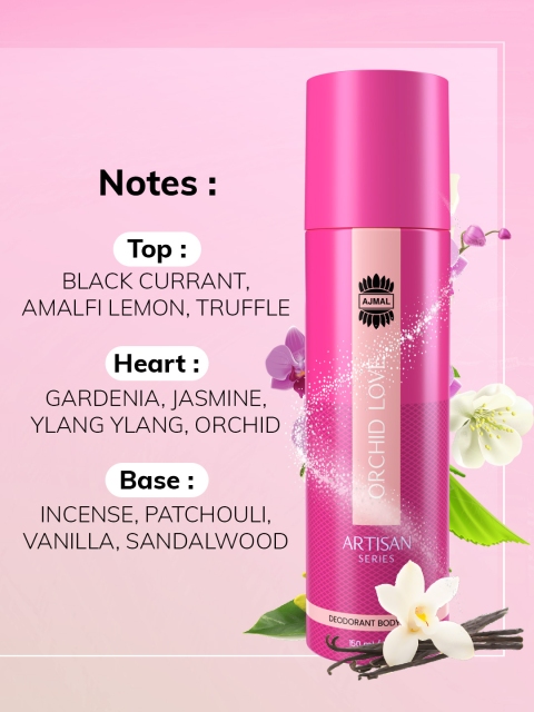Ajmal Set of 2 Artisan Parfum Deodorants - Lavender Lust + Orchid Love - 150ml each - Image 3