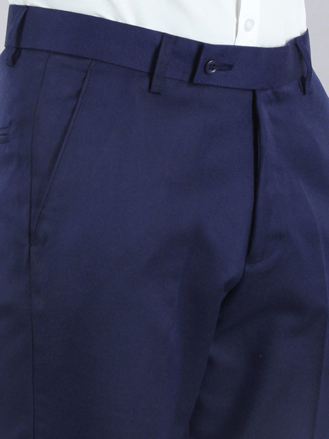 VEI SASTRE Men Smart Slim Fit Trousers - Image 4