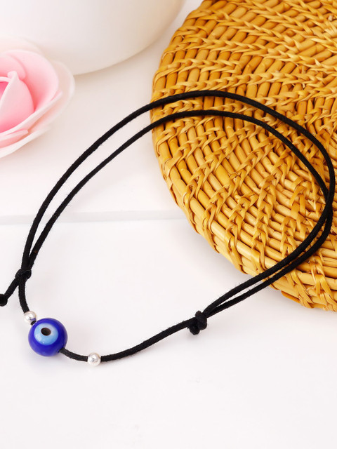 GIVA 925 Silver Evil Eye Anklet