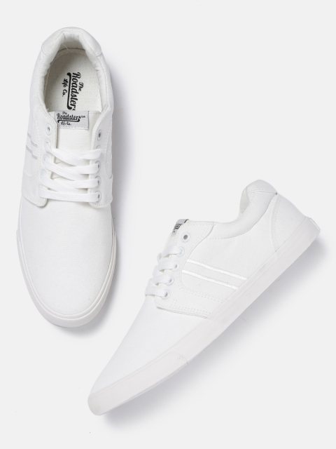Roadster Men White Sneakers