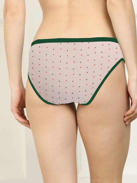 AROUSY Pack of 6 Pure Cotton Hipster Briefs M_3LZR-3WDOT_S - Image 3