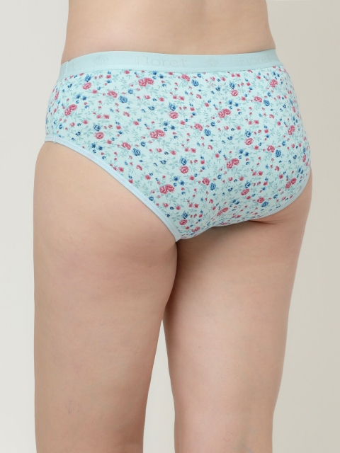 Floret Women Pack Of 3 Assorted Printed Hipster Briefs - Image 6