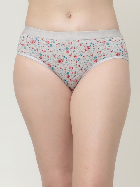 Floret Women Pack Of 3 Assorted Printed Hipster Briefs - Image 3