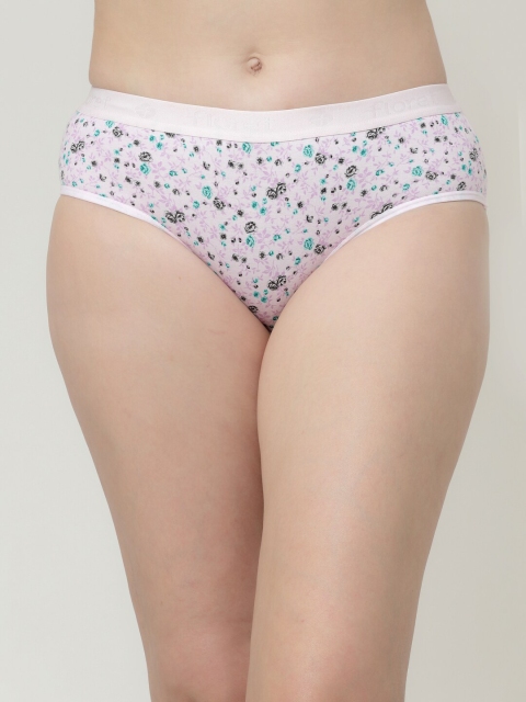 Floret Women Pack Of 3 Assorted Printed Hipster Briefs - Image 2