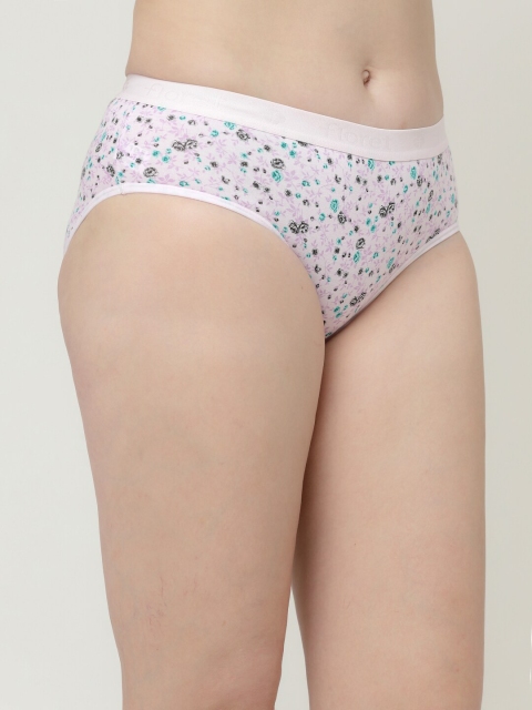 Floret Women Pack Of 3 Assorted Printed Hipster Briefs - Image 4