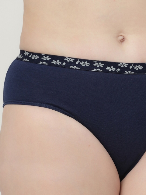 Floret Women Pack of 3 Lace detailed Briefs 7600-2_Assorted_S - Image 7