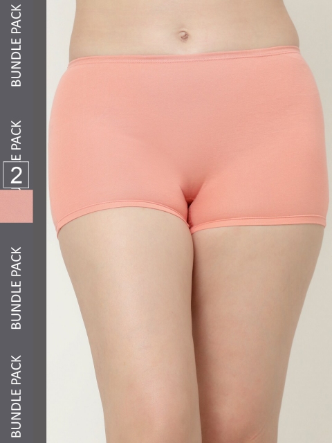Floret Women Pack Of 2 Assorted Boy Shorts Briefs