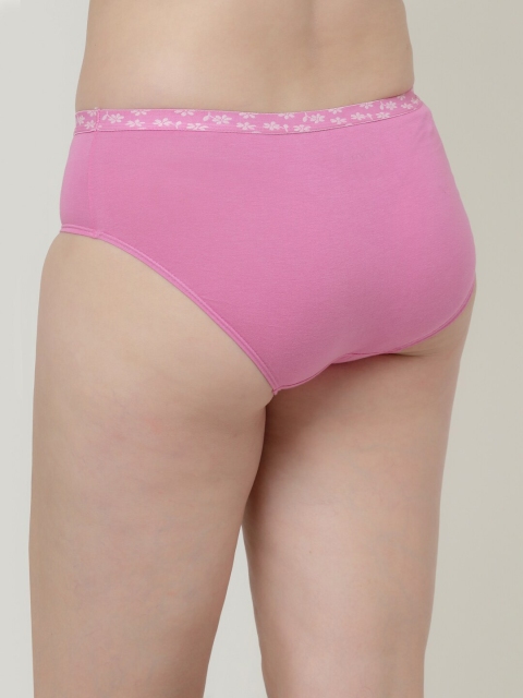 Floret Women Pack Of 3 Assorted Cotton Basic Briefs - Image 6