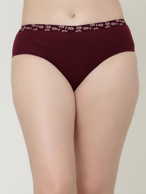 Floret Women Pack Of 3 Assorted Cotton Basic Briefs - Image 3