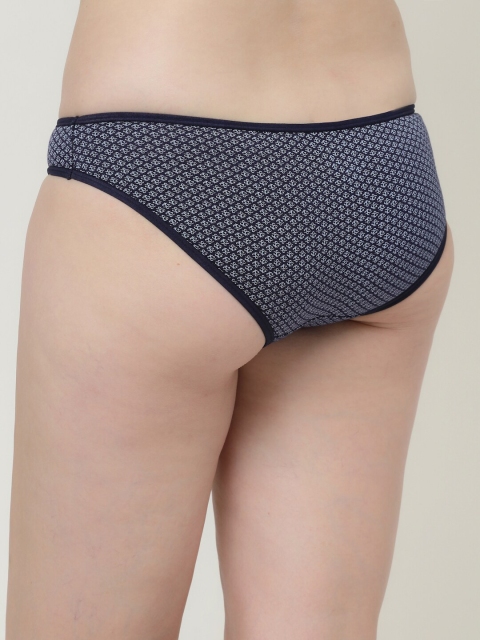 Floret Women Pack Of 3 Assorted Printed Cotton Low-Rise Bikini Briefs - Image 6