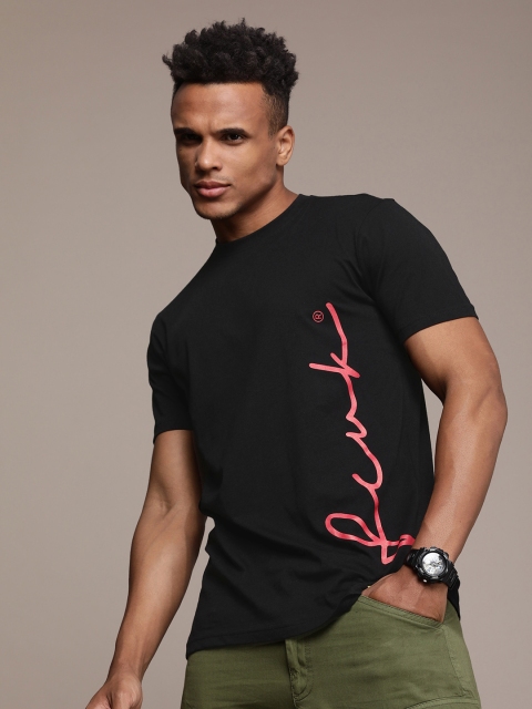 FCUK Brand Logo Printed Pure Cotton T-shirt - Image 3