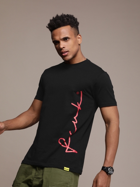 FCUK Brand Logo Printed Pure Cotton T-shirt - Image 4