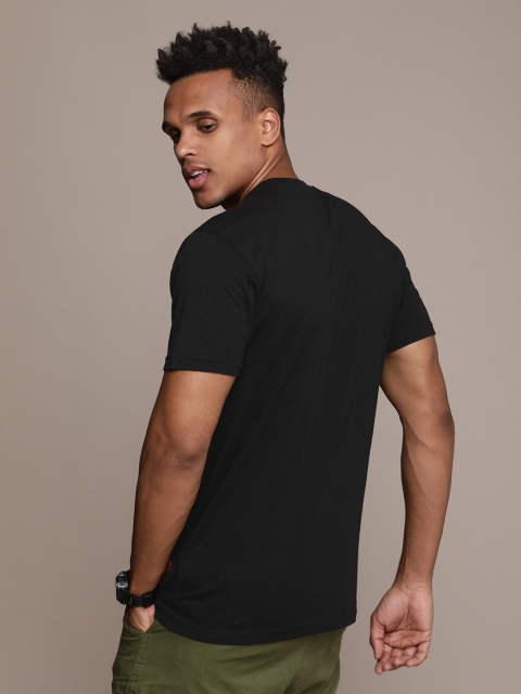 FCUK Brand Logo Printed Pure Cotton T-shirt - Image 5