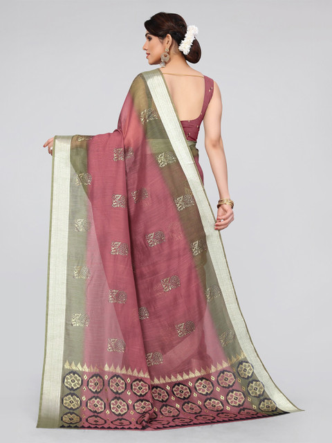 MIRCHI FASHION Floral Zari Saree - Image 3