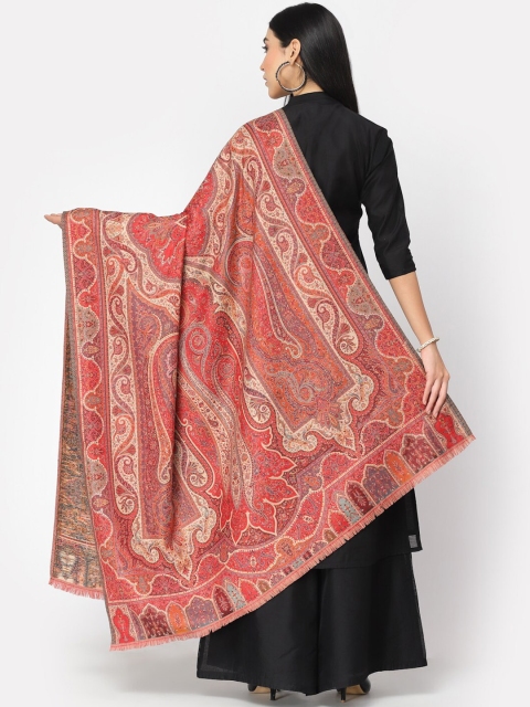 Anekaant Paisan Women Double Beam Kaani Paisely Woven Design Shawl - Image 4