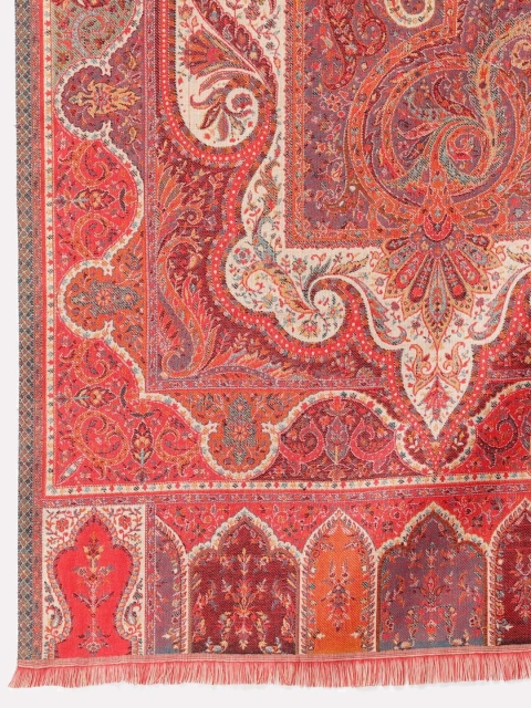 Anekaant Paisan Women Double Beam Kaani Paisely Woven Design Shawl - Image 2