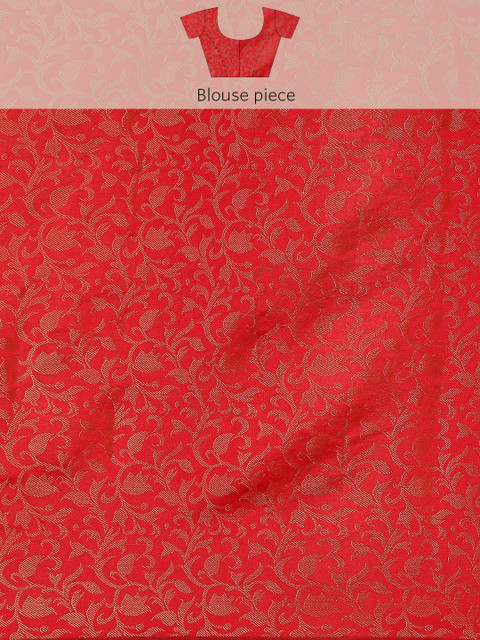 Mitera Ethnic Motifs Zari Silk Cotton Banarasi Saree - Image 8