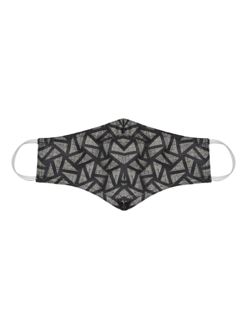 VASTRAMAY Pack of 3 Printed Reusable 3-Ply Protective Outdoor Cloth Face Masks - Image 5