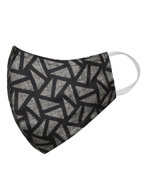 VASTRAMAY Pack of 3 Printed Reusable 3-Ply Protective Outdoor Cloth Face Masks - Image 4
