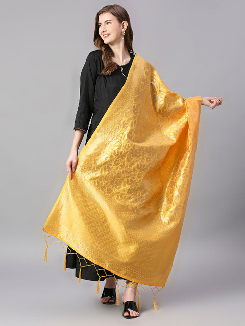 Dupatta Bazaar Woven Design Banarasi Silk Dupatta