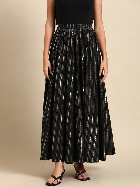 Anayna Women Flared Maxi Ethnic Skirt