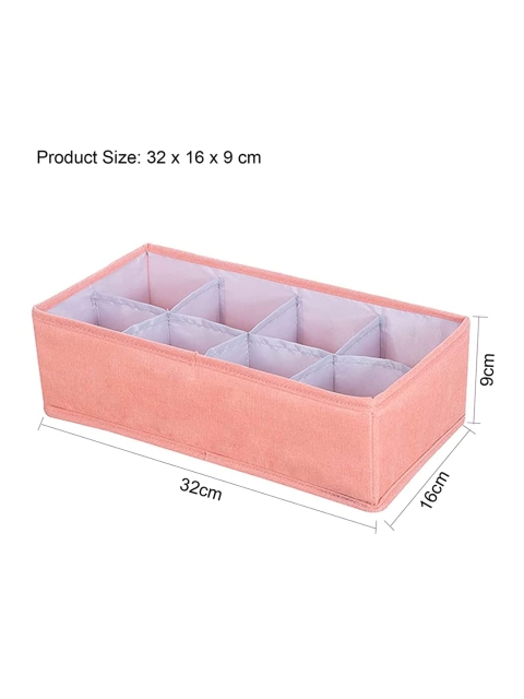 HOUSE OF QUIRK Orange 8 Grids Closet Foldable Organizer - Image 6