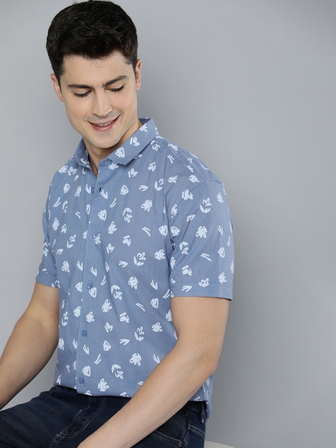Mast & Harbour Printed Casual Shirt
