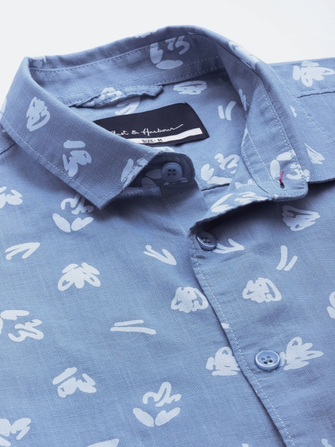 Mast & Harbour Printed Casual Shirt - Image 2