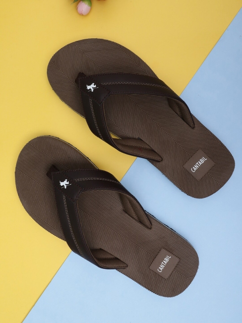 Cantabil Men Rubber Thong Flip-Flops