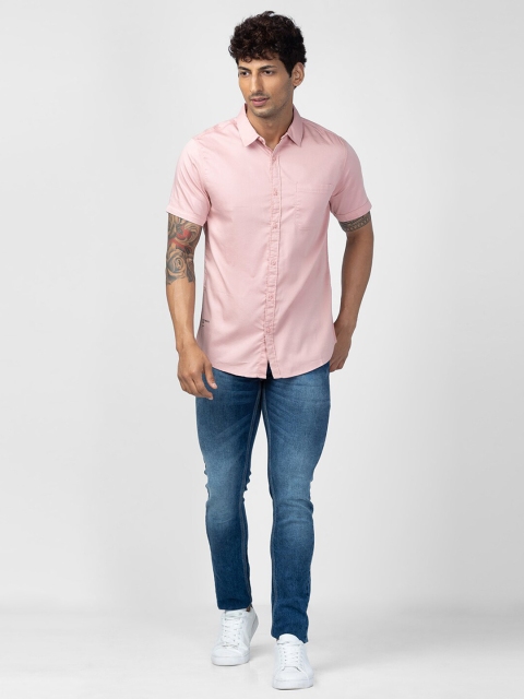 SPYKAR Men Slim Fit Casual Cotton Shirt - Image 5