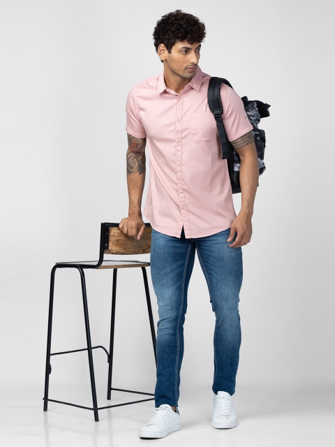 SPYKAR Men Slim Fit Casual Cotton Shirt - Image 6