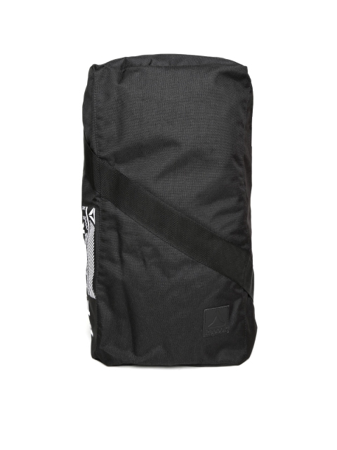 Reebok Unisex Black STYLEFOUND NVGRIP Laptop Backpack cum Duffel Bag Image
