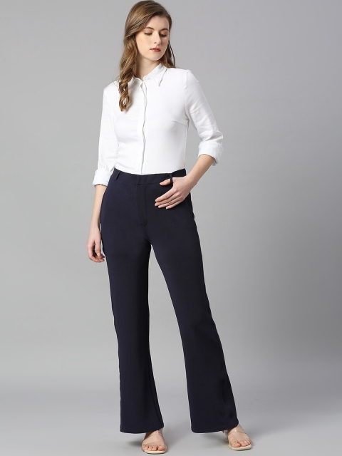 Smarty Pants Women Relaxed Cotton Formal Trousers - Image 5