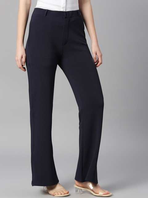 Smarty Pants Women Relaxed Cotton Formal Trousers - Image 2