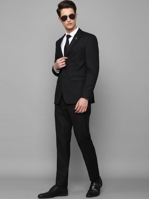 Allen Solly Men Single-Breasted Slim-Fit 2-Piece Formal Suit - Image 6
